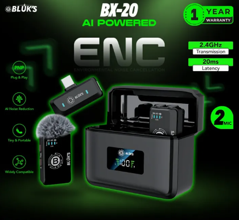 Bluks BX-20 Lavaliere Wireless Microphone