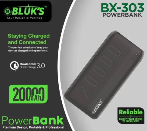 Bluks BX-303 Power Bank 20000mAh