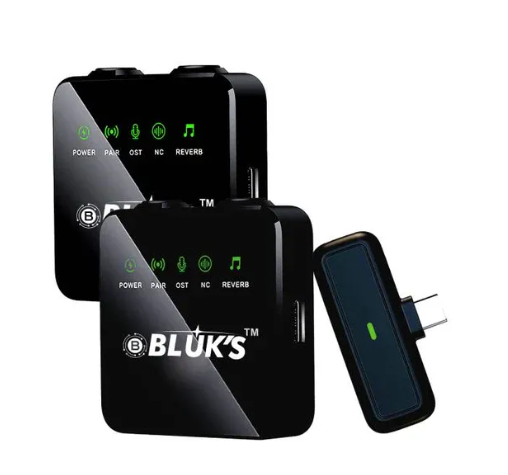 Bluks BX-10 Double Mic ANC with IPhone & Type C Connector