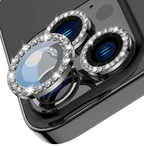The Diamond Shield: Premium Glitter Lens Protector for iPhone (All Models 11-16 Pro Max)