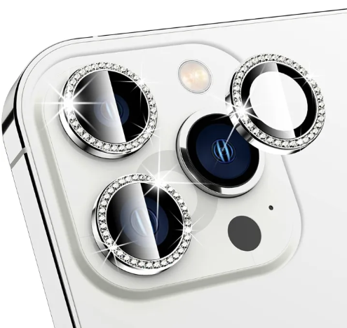 The Diamond Shield: Premium Glitter Lens Protector for iPhone (All Models 11-16 Pro Max)