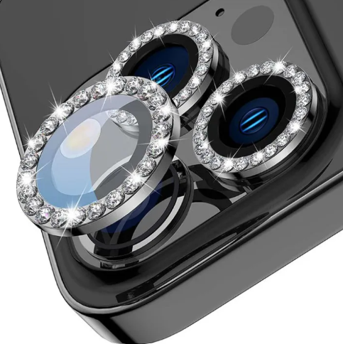 The Diamond Shield: Premium Glitter Lens Protector for iPhone (All Models 11-16 Pro Max)