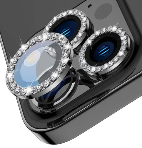 The Diamond Shield: Premium Glitter Lens Protector for iPhone (All Models 11-16 Pro Max)