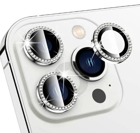 The Diamond Shield: Premium Glitter Lens Protector for iPhone (All Models 11-16 Pro Max)