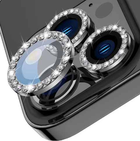 The Diamond Shield: Premium Glitter Lens Protector for iPhone (All Models 11-16 Pro Max)