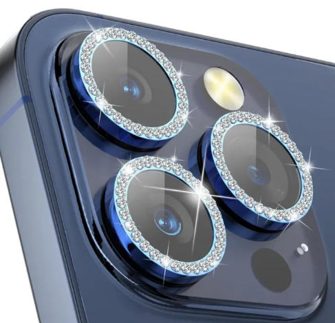 The Diamond Shield: Premium Glitter Lens Protector for iPhone (All Models 11-16 Pro Max)