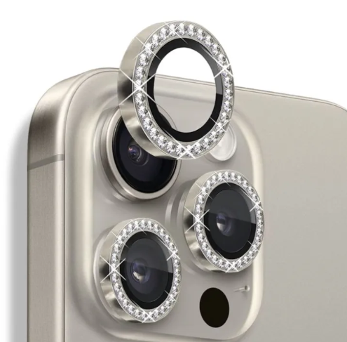 The Diamond Shield: Premium Glitter Lens Protector for iPhone (All Models 11-16 Pro Max)