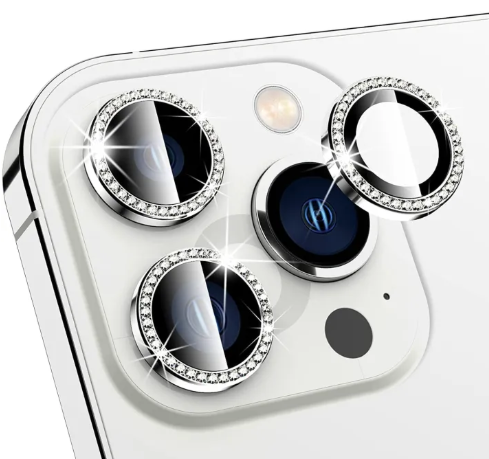 The Diamond Shield: Premium Glitter Lens Protector for iPhone (All Models 11-16 Pro Max)