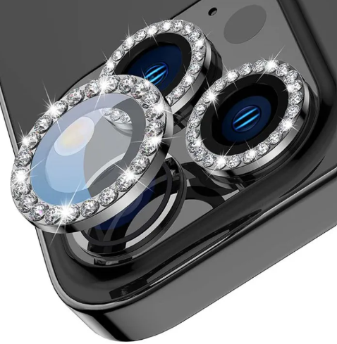 The Diamond Shield: Premium Glitter Lens Protector for iPhone (All Models 11-16 Pro Max)