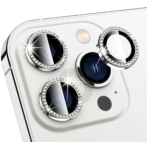 The Diamond Shield: Premium Glitter Lens Protector for iPhone (All Models 11-16 Pro Max)