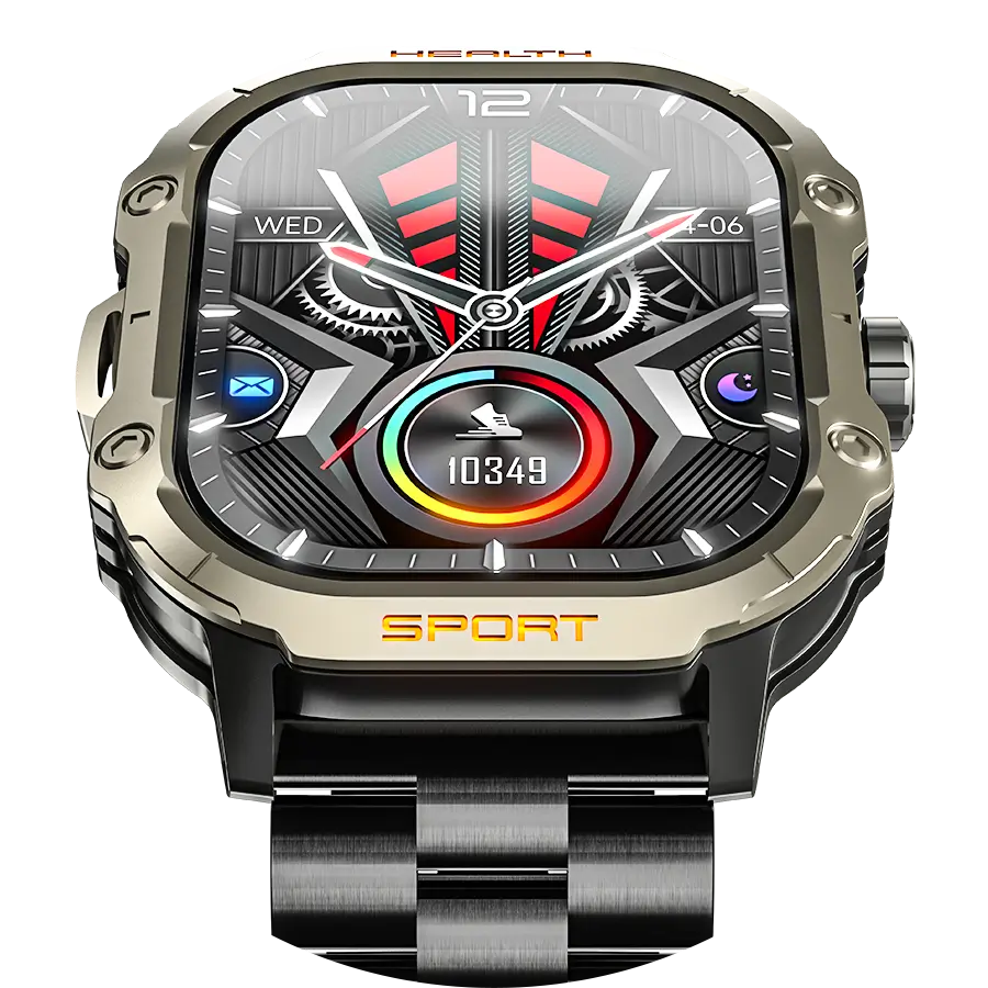 Ronin R-013 LUXE Smart Watch with AMOLED Display and Calling