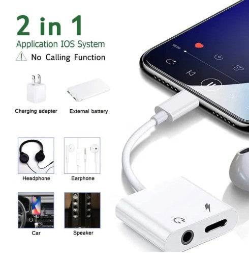 Lightning to 3.5mm Audio + Charge Rockstar Adapter
