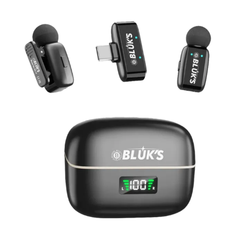 Bluks BX-14 Wireless Bluetooth Microphone ANC