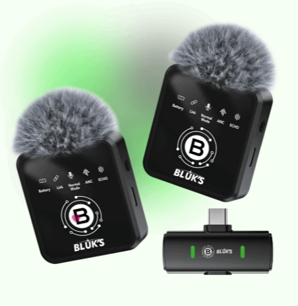 Bluks BX-18 | Lavaliere Collar Wireless ANC Mic