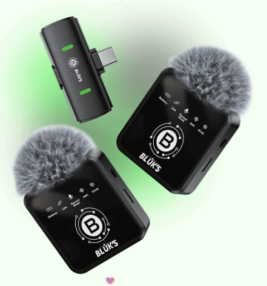 Bluks BX-18 | Lavaliere Collar Wireless ANC Mic