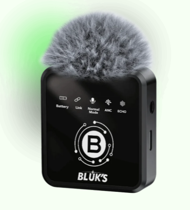 Bluks BX-18 | Lavaliere Collar Wireless ANC Mic