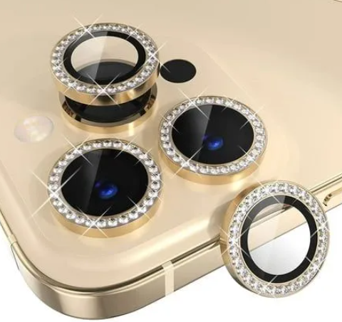 The Diamond Shield: Premium Glitter Lens Protector for iPhone (All Models 11-16 Pro Max)