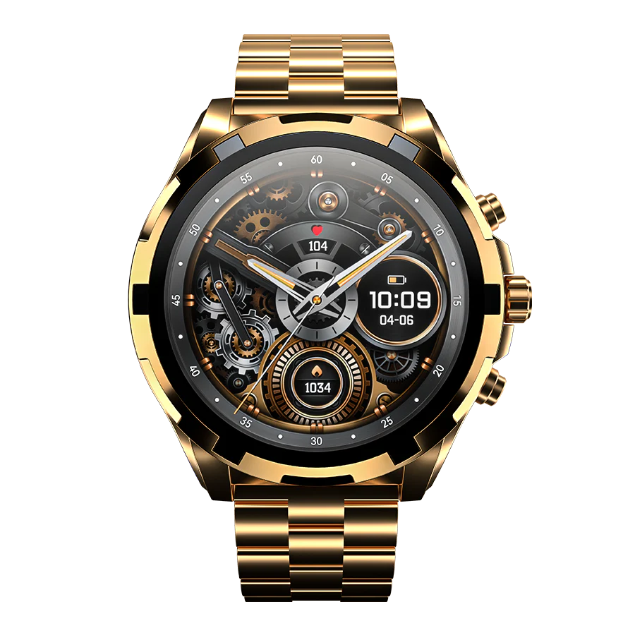 Ronin R-014 LUXE Premium Smart Watch Stainless Steel AMOLED Display