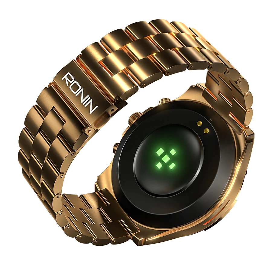 Ronin R-014 LUXE Premium Smart Watch Stainless Steel AMOLED Display