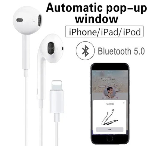 Lightning Connector Wired Headset (Pop-Up Edition)